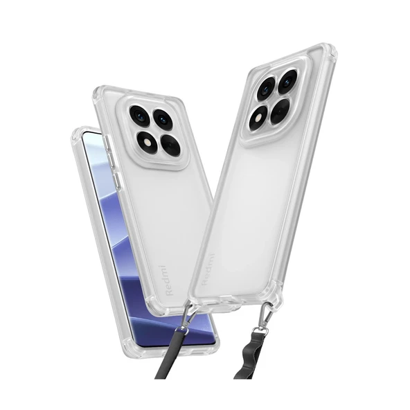 Xiaomi Redmi Note 14 Pro 5G Kılıf Penta Silikon Kılıf - Şeffaf ürün görseli 1