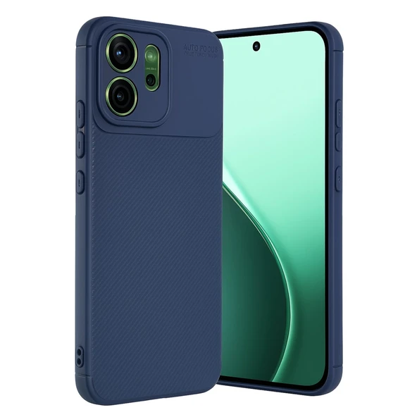 Oppo Reno 14F Auto Focus Karbon Kapak - Lacivert ürün görseli 1