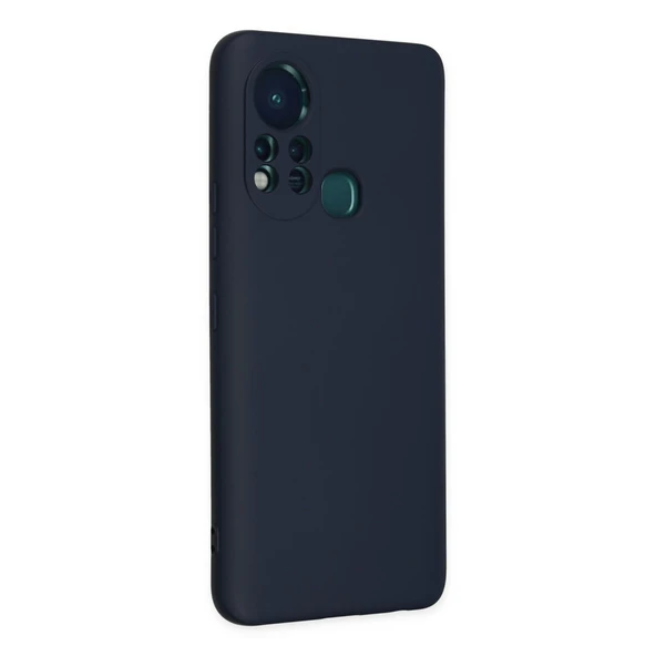 İnfinix Hot 11S Kılıf Nano İçi Kadife Silikon - Lacivert ürün görseli 1