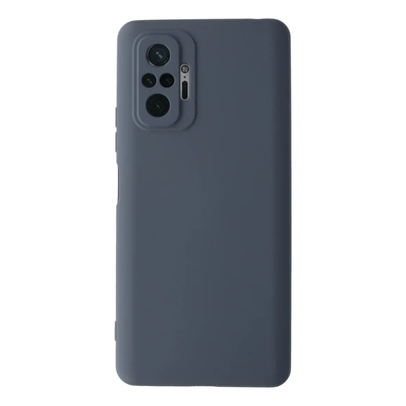 Xiaomi Redmi Note 10 Pro Kılıf Nano İçi Kadife Silikon - Gri ürün görseli 1