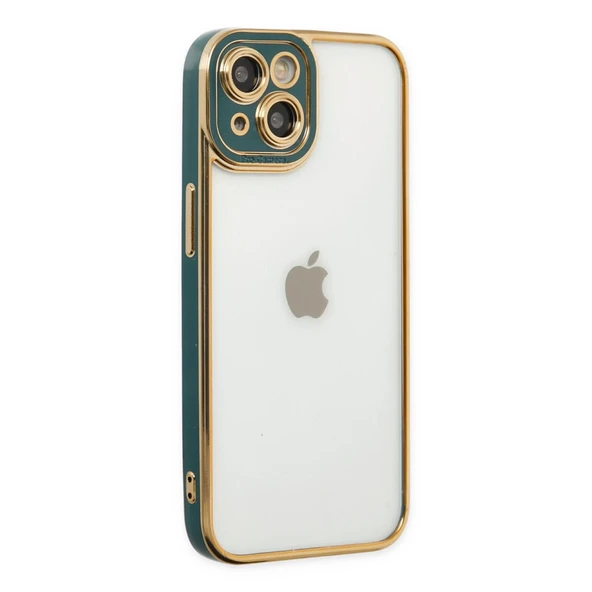 İphone 14 Plus Kılıf Liva Lens Silikon - Yeşil ürün görseli 1