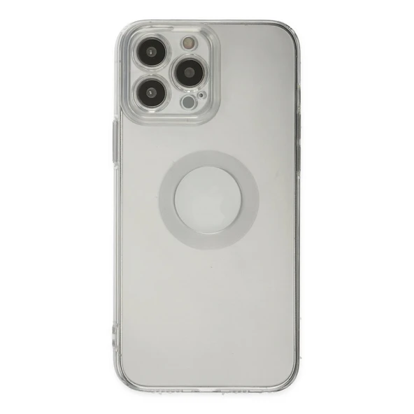 İphone 13 Pro Max Kılıf Santa Lens Silikon - Şeffaf ürün görseli 1