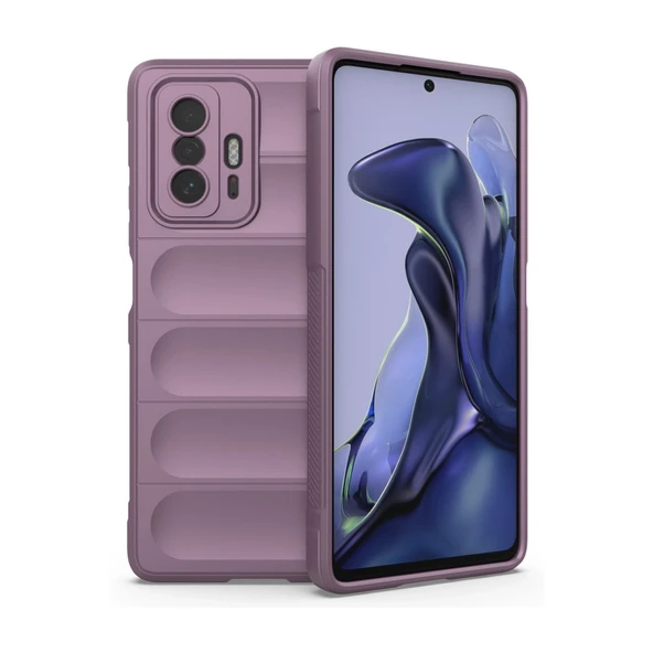 Xiaomi Mi 11T Kılıf Optimum Silikon - Mor ürün görseli 1