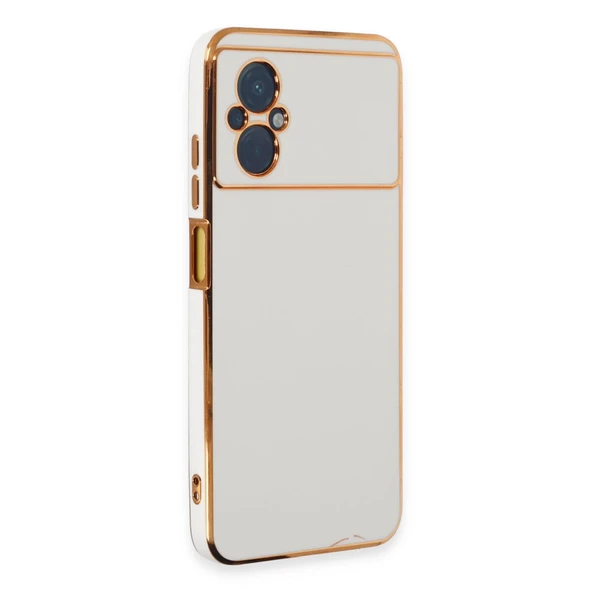 Xiaomi Poco M5 Kılıf Volet Silikon - Beyaz ürün görseli 1