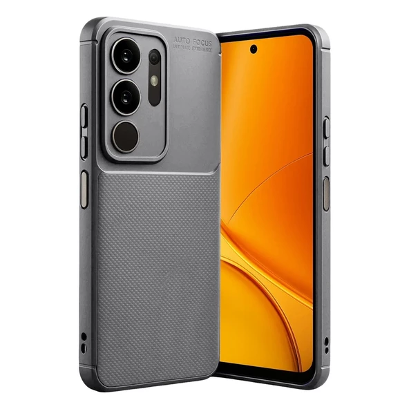 Vivo Y29 4G Auto Focus Karbon Kapak - Gri ürün görseli 1