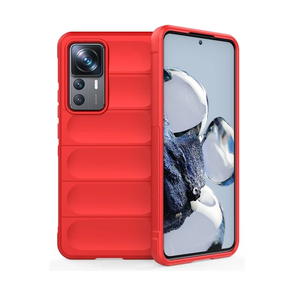 Xiaomi Mi 12T Pro Kılıf Optimum Silikon - Kırmızı ürün görseli 1