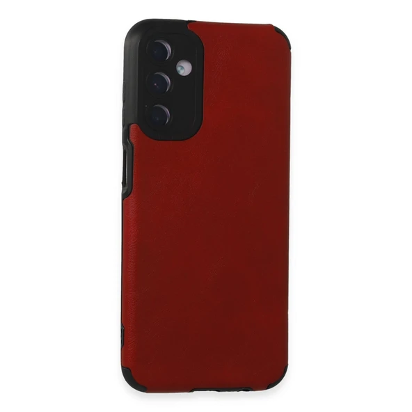 Samsung Galaxy M14 5G Kılıf Loop Deri Silikon - Kırmızı ürün görseli 1