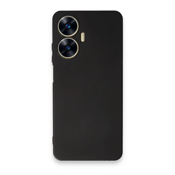 Realme C55 Kılıf First Silikon - Siyah ürün görseli 1