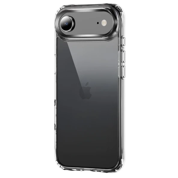 İphone 17 Air Lüx Şeffaf Silikon - Şeffaf - Resim 2