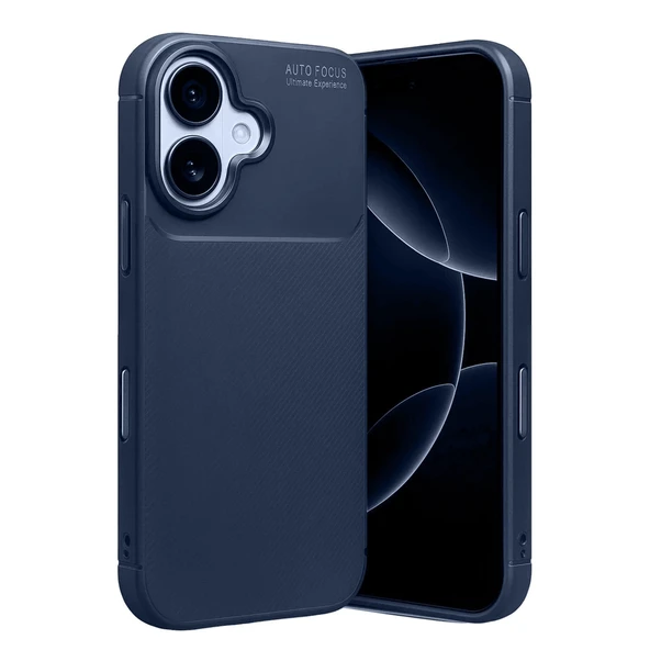 İphone 17 Auto Focus Karbon Kapak - Lacivert ürün görseli 1