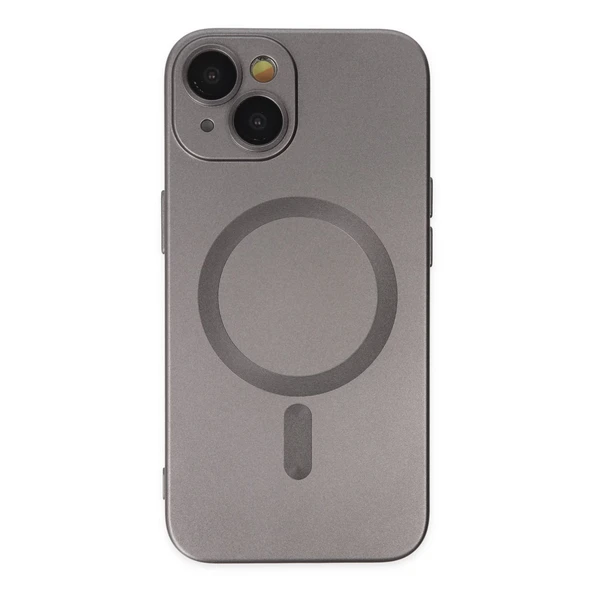 İphone 14 Plus Kılıf Moshi Lens Magneticsafe Silikon - Füme ürün görseli 1