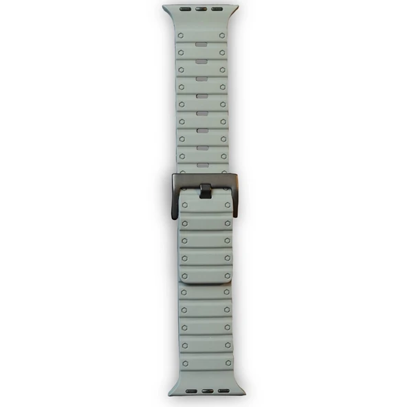 Watch 42Mm Magnus Mıknatıslı Silikon Kordon - Gri ürün görseli 1