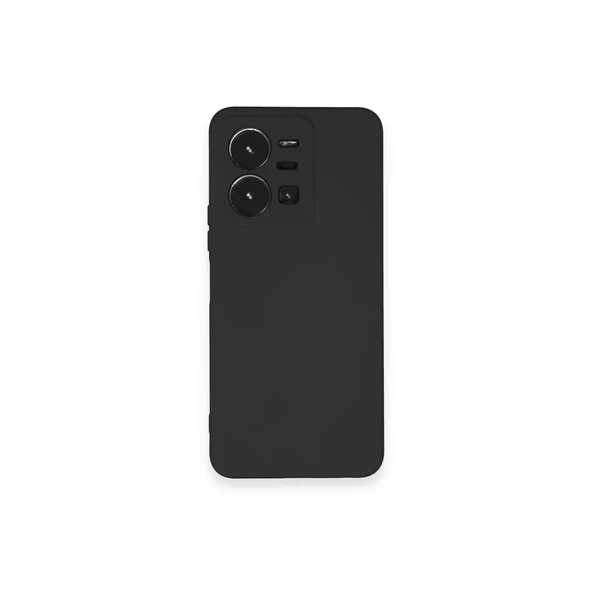 Vivo Y35 Kılıf Nano İçi Kadife Silikon - Siyah ürün görseli 1