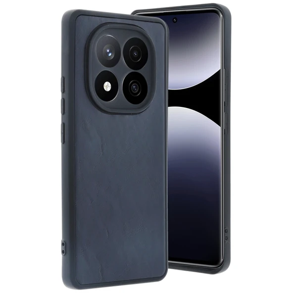 Xiaomi Redmi Note 14 Pro 5G Kılıf Aras Deri Kapak - Lacivert ürün görseli 1