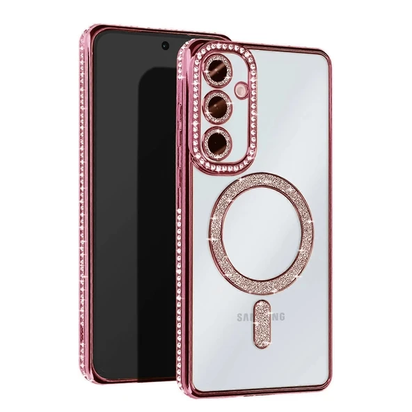Samsung Galaxy A56 Joke Simli Magneticsafe Kılıf - Pembe ürün görseli 1
