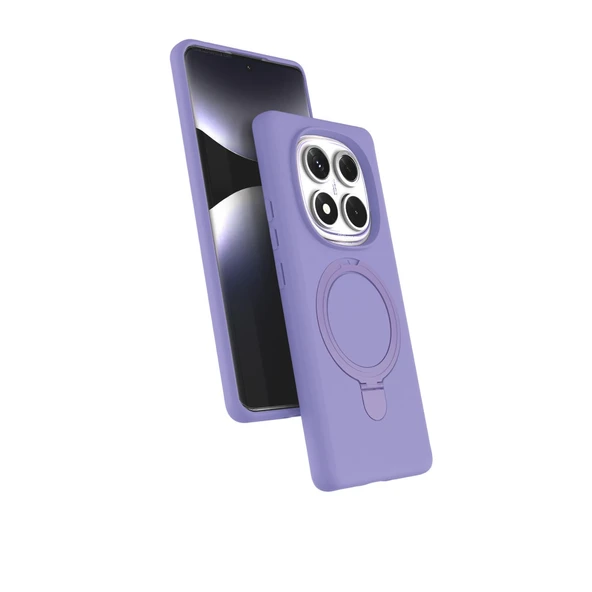 Xiaomi Redmi Note 14 Pro 4G Regal Magsafe Standlı Kapak - Lila ürün görseli 1