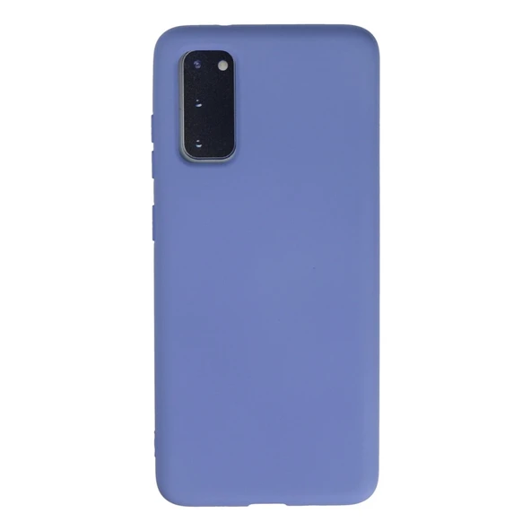 Samsung Galaxy S20 Kılıf Nano İçi Kadife Silikon - Lila ürün görseli 1