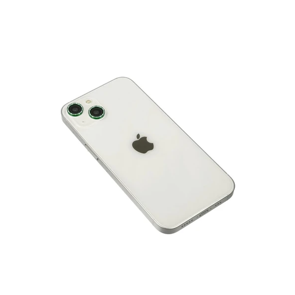 İphone 14 Diamond Kamera Lens - Yeşil ürün görseli 1
