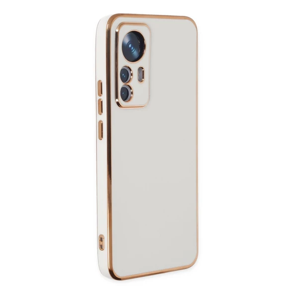 Xiaomi Mi 12T Pro Kılıf Volet Silikon - Beyaz ürün görseli 1