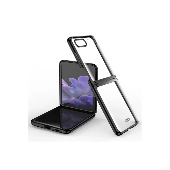 Samsung Galaxy Z Flip 4 Kılıf Fold Element Kapak - Siyah ürün görseli 1