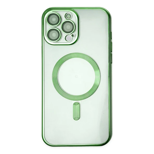 İphone 14 Pro Kılıf Kross Magneticsafe Kapak - Koyu Yeşil ürün görseli 1