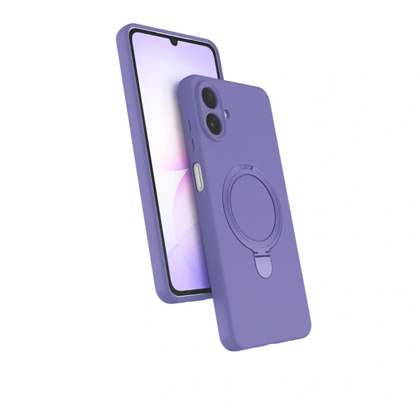 Samsung Galaxy A07 4G Regal Magsafe Standlı Kapak - Lila ürün görseli 1