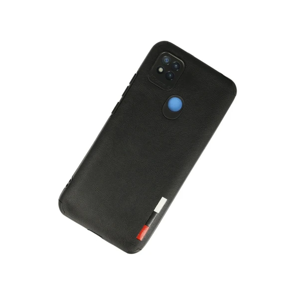 Xiaomi Redmi 9C Kılıf Loop Deri Silikon - Siyah - Resim 2