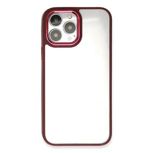 İphone 14 Pro Kılıf Dora Kapak - Kırmızı - Resim 2