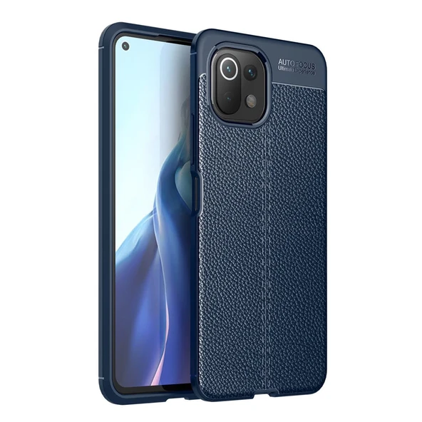 Xiaomi Mi 11 Lite Kılıf Auto Focus Kapak - Lacivert ürün görseli 1