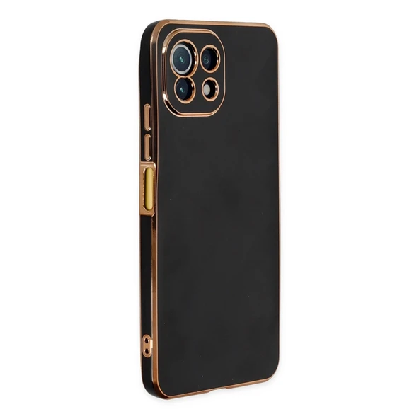 Xiaomi Mi 11 Lite Kılıf Volet Silikon - Siyah ürün görseli 1