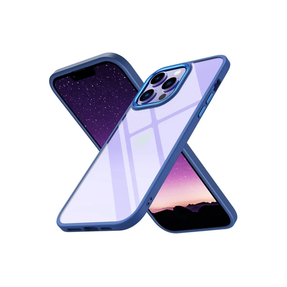 İphone 14 Pro Max Kılıf Power Silikon - Mavi ürün görseli 1