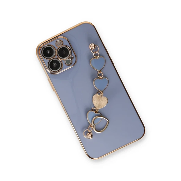 İphone 14 Pro Max Kılıf Esila Silikon - Gri - Resim 3