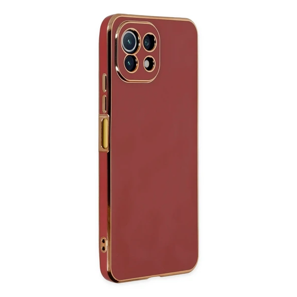 Xiaomi Mi 11 Lite Kılıf Volet Silikon - Kırmızı ürün görseli 1