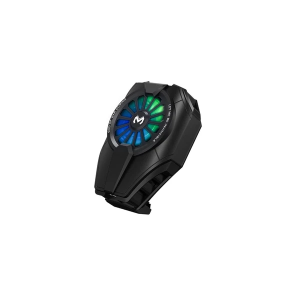 Dl06 Rgb Radyatör Telefon Soğutucu Fan - Siyah ürün görseli 1