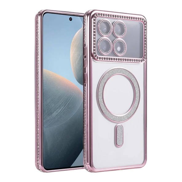 Xiaomi Poco X6 Pro Joke Simli Magneticsafe Kılıf - Pembe ürün görseli 1