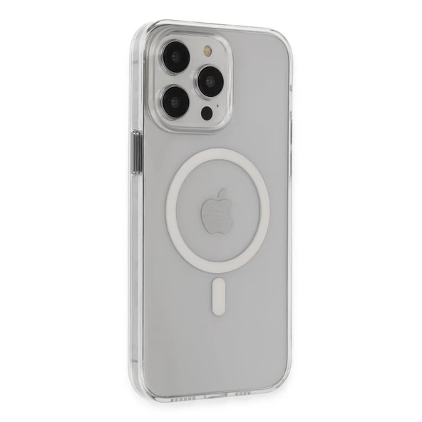İphone 14 Pro Max Kılıf Tron Şeffaf Magsafe Kapak - Şeffaf ürün görseli 1