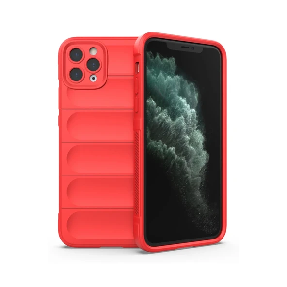 İphone 11 Pro Kılıf Optimum Silikon - Kırmızı ürün görseli 1