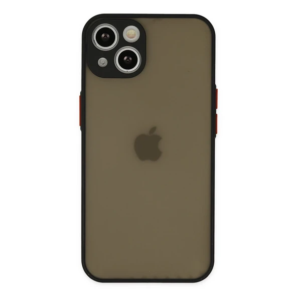 İphone 15 Plus Kılıf Montreal Silikon Kapak - Siyah ürün görseli 1