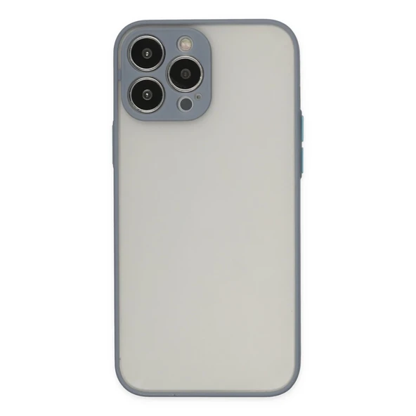 İphone 14 Pro Kılıf Montreal Silikon Kapak - Gri ürün görseli 1