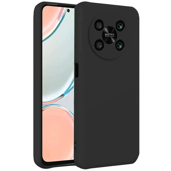 Huawei Nova Y90 Kılıf First Silikon - Siyah ürün görseli 1