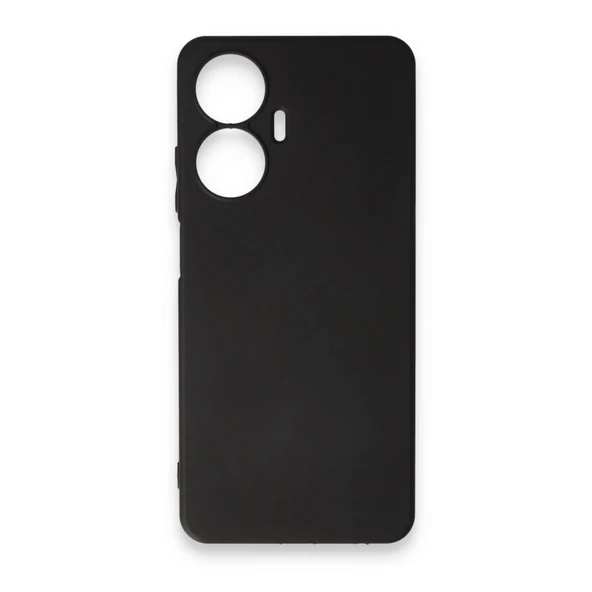 Realme C55 Kılıf First Silikon - Siyah - Resim 3