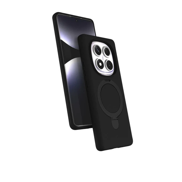 Xiaomi Redmi Note 14 Pro 4G Regal Magsafe Standlı Kapak - Siyah ürün görseli 1