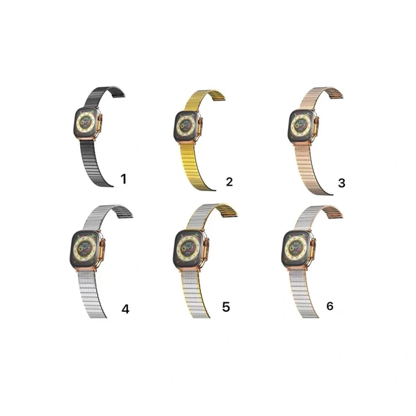 Watch 38Mm Made Metal Kordon - Siyah - Resim 2