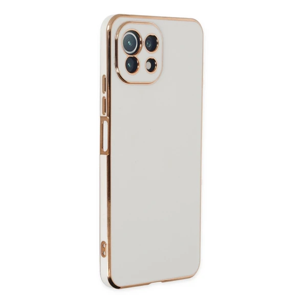 Xiaomi Mi 11 Lite Kılıf Volet Silikon - Beyaz ürün görseli 1