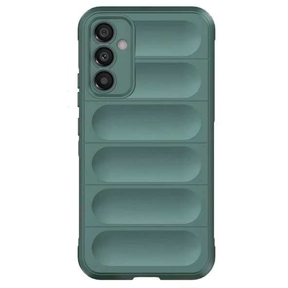 Samsung A56 Kılıf Optimum Silikon - Koyu Yeşil ürün görseli 1