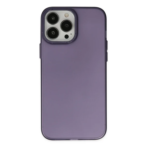İphone 14 Pro Max Kılıf Modos Metal Kapak - Mor ürün görseli 1