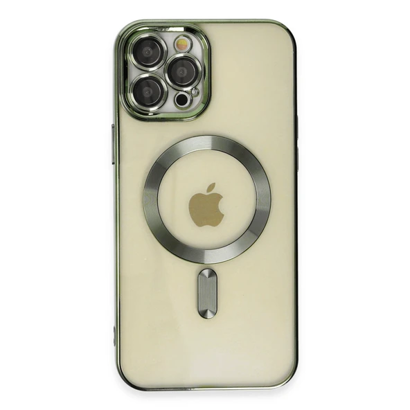 İphone 12 Pro Max Kılıf Kross Magneticsafe Kapak - Koyu Yeşil ürün görseli 1