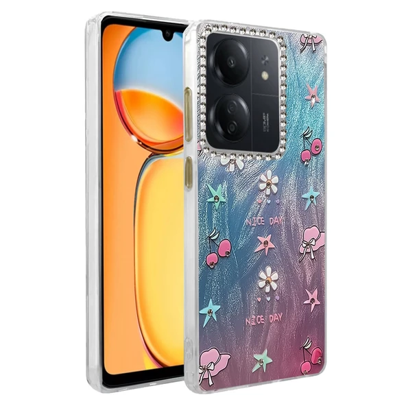 Xiaomi Redmi 13C Kılıf Blade Aynalı Desenli Kapak - Desen 4 ürün görseli 1
