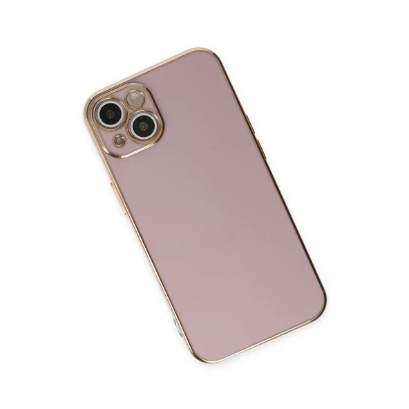İphone 15 Kılıf Volet Silikon - Mor - Resim 3