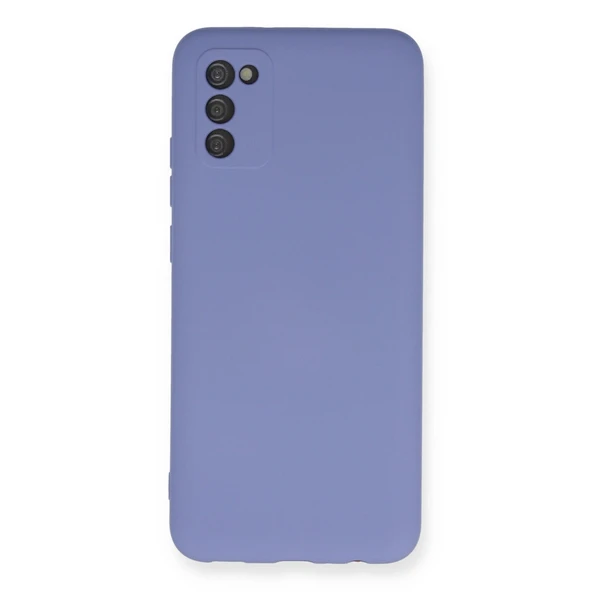 Samsung Galaxy A03S Kılıf Nano İçi Kadife Silikon - Lila ürün görseli 1